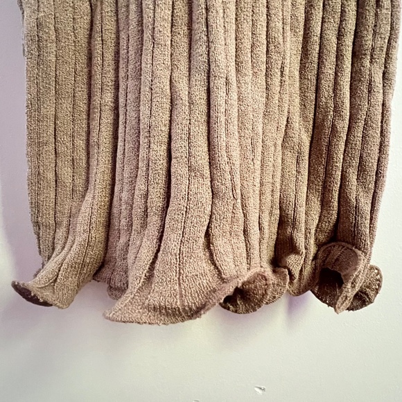 Revolve SNDYS knitted backless beige dress  XS - Picture 4 of 8